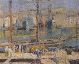 Boote in den Hafen von Marseille Boote in den Hafen von Marseille