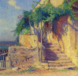 Haus mit Rebe und Treppenhaus Haus mit Rebe und Treppenhaus