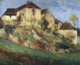 Landschaft mit Haus Landschaft mit Haus