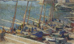 Boote im Hafen von Collioure Boote im Hafen von Collioure