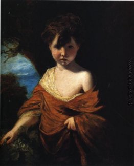 Junge hält ein Bündel von Trauben Junge hält ein Bündel von Trauben