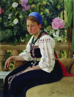 Porträt von S. F. Mamontova Porträt von S. F. Mamontova