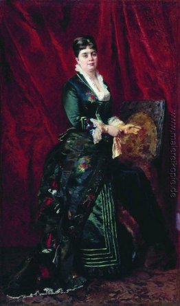 Porträt der jungen Frau mit grünen Kleid Porträt der jungen Frau mit grünen Kleid