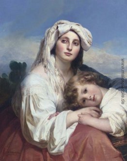 Italienerin mit Kind Italienerin mit Kind