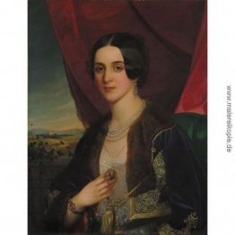 Portrait Savka Obrenovic Portrait Savka Obrenovic