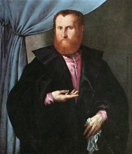 Porträt eines Mannes in Black Silk Cloak Porträt eines Mannes in Black Silk Cloak