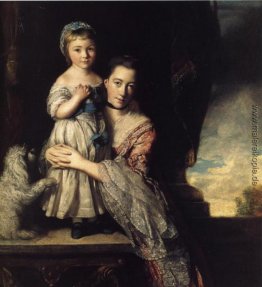 Georgiana, Gräfin Spencer, und ihre Tochter Georgiana, Gräfin Spencer, und ihre Tochter