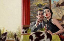 Halb Guilty Ehefrau, Frauen Home Companion Illustration, April 1 Halb Guilty Ehefrau, Frauen Home Companion Illustration, April 1