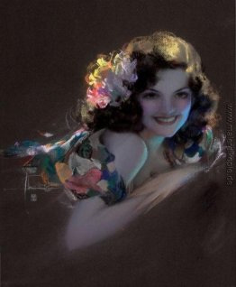 Pin-up mit Blumen Pin-up mit Blumen