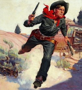 Wild West Weekly, Zellstoffabdeckung, 14. Dezember 1935 Wild West Weekly, Zellstoffabdeckung, 14. Dezember 1935
