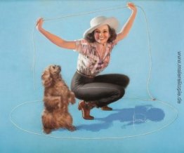 Probieren Sie diese (Cowgirl mit Lasso) Probieren Sie diese (Cowgirl mit Lasso)