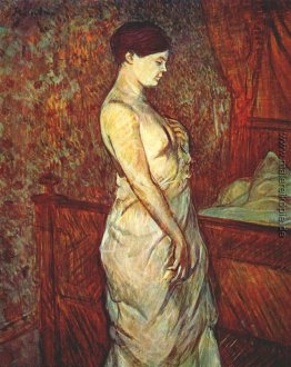 Poupoule in chemise ihrem Bett Poupoule in chemise ihrem Bett