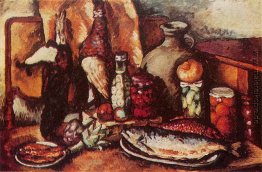 Wild, Fisch, Gurken (Stillleben mit Fasan) Wild, Fisch, Gurken (Stillleben mit Fasan)
