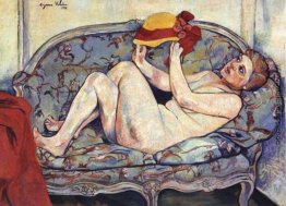 Liegender Akt auf einem Sofa Liegender Akt auf einem Sofa