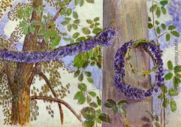 Girlanden aus Kornblumen Girlanden aus Kornblumen