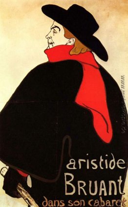 Aristide Bruant in seinem Kabarett Aristide Bruant in seinem Kabarett