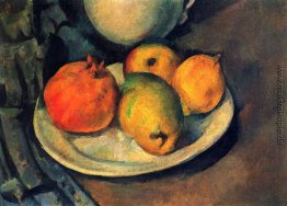 Stillleben mit Granatapfel und Birnen Stillleben mit Granatapfel und Birnen