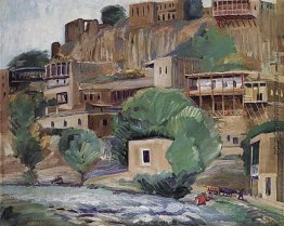 Ufer des Flusses in der Nähe von Yerevan Zangu Ufer des Flusses in der Nähe von Yerevan Zangu