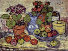 Cinerarias und Obst Cinerarias und Obst