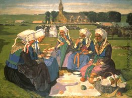 Femmes de Plougastel au Pardon de Sainte-Anne-La-Palud Femmes de Plougastel au Pardon de Sainte-Anne-La-Palud