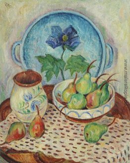 Stillleben mit Blue Flower Stillleben mit Blue Flower
