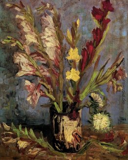 Vase mit den Gladioli Vase mit den Gladioli