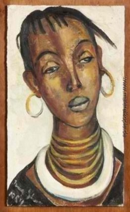 Eine afrikanische Frau Eine afrikanische Frau