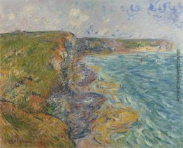 Segelboote in der Nähe der Klippen bei Yport Segelboote in der Nähe der Klippen bei Yport