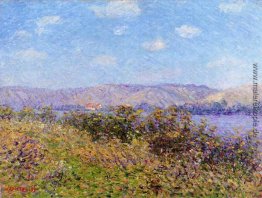 Ufer der Seine, im Sommer, Tournedos-sur-Seine Ufer der Seine, im Sommer, Tournedos-sur-Seine