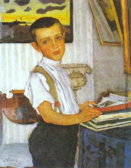 Porträt von Boris Yuon, Maler Son Porträt von Boris Yuon, Maler Son