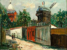 Moulin de la Galette und Sacre-Coeur Moulin de la Galette und Sacre-Coeur