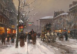 Boulevard de la Madeleine, Winter Boulevard de la Madeleine, Winter