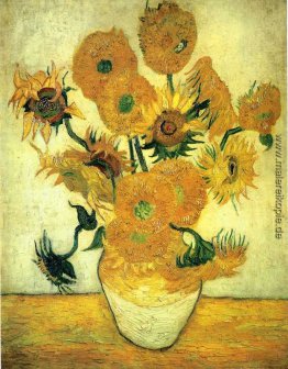 Stillleben - Vase mit vierzehn Sonnenblumen Stillleben - Vase mit vierzehn Sonnenblumen