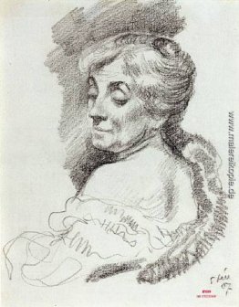 Porträt von Frau Van Rysselberghe Porträt von Frau Van Rysselberghe