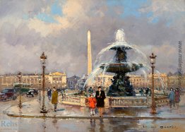 Brunnen auf der Place de la Concorde Brunnen auf der Place de la Concorde
