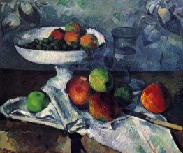 Compotier, Glas und Äpfel Compotier, Glas und Äpfel