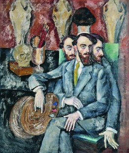 Porträt des Künstlers A. Milman Porträt des Künstlers A. Milman