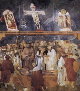 St. Jerome Überprüfen der Stigmata auf dem Körper des heiligen F St. Jerome Überprüfen der Stigmata auf dem Körper des heiligen F
