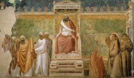 Feuerprobe des Heiligen Franz von Assisi vor dem Sultan von Ägyp Feuerprobe des Heiligen Franz von Assisi vor dem Sultan von Ägyp