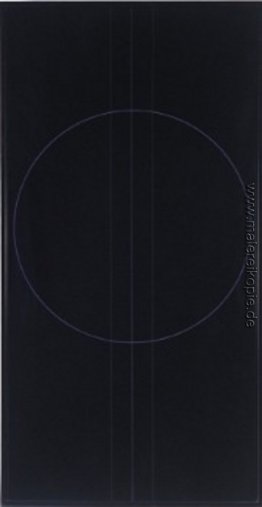 Schwarzmalerei, Indigo Violett VI Schwarzmalerei, Indigo Violett VI