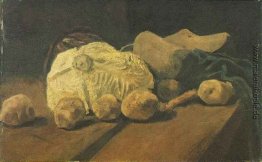 Stillleben mit Kohl und Clogs Stillleben mit Kohl und Clogs