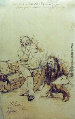 Puschkin bei Karl Bryullov ist Puschkin bei Karl Bryullov ist