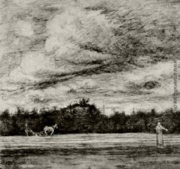 Feld mit Gewitter Feld mit Gewitter