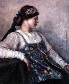 Porträt von Natalia Matveeva F. Porträt von Natalia Matveeva F.