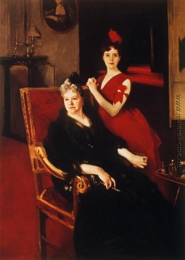 Mrs. Edward Burckhardt und ihre Tochter Louise Mrs. Edward Burckhardt und ihre Tochter Louise