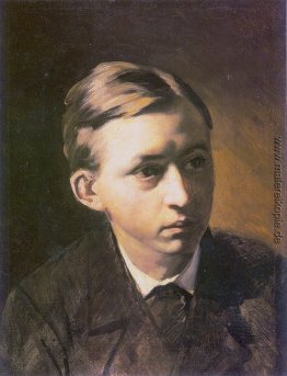Porträt des Malers Nikolai Kasatkin Porträt des Malers Nikolai Kasatkin