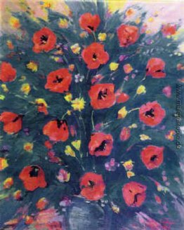 Stillleben mit Mohnblumen Stillleben mit Mohnblumen