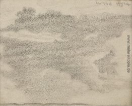 Skizze der Landschaft und Wolken Skizze der Landschaft und Wolken