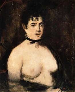 Brunette mit nackten Brüste Brunette mit nackten Brüste