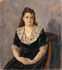 Porträt des Künstlers V. G. Dulova Porträt des Künstlers V. G. Dulova